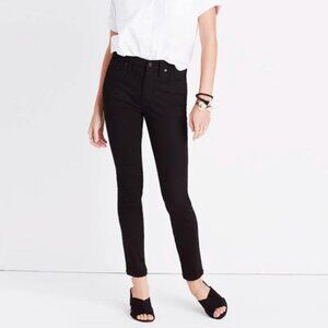 Madewell High Rise Black Skinny Jean, Size 27